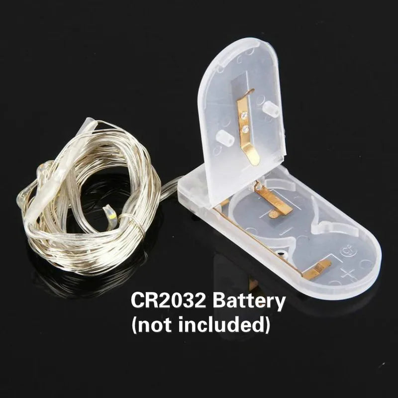 5pcs 2m Copper Wire LED String Lights