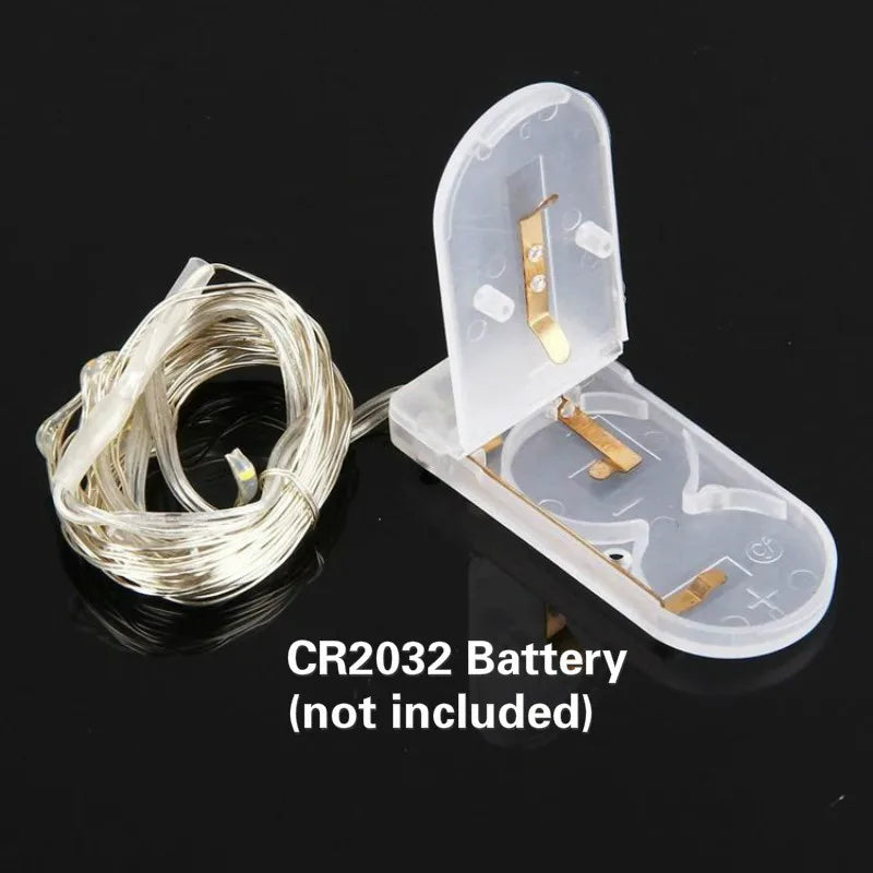 5pcs 2m Copper Wire LED String Lights