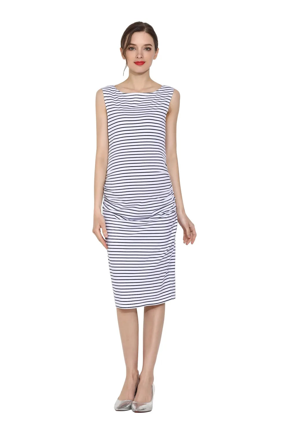 Sleeveless Summer Maternity Dress