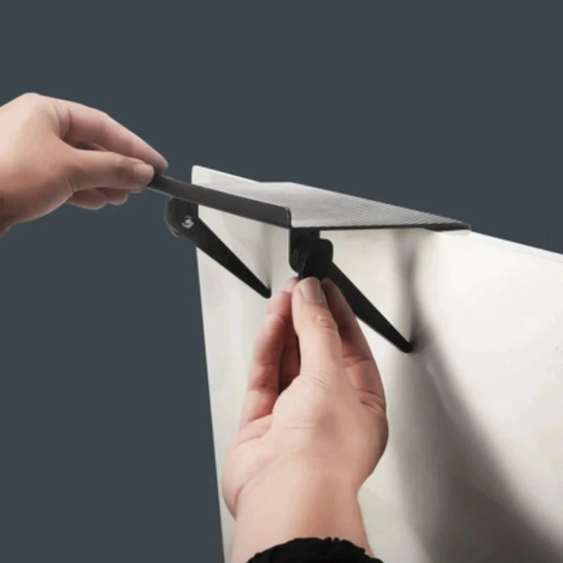 Screen Top Storage Rack – No-Drill Shelf for TV, Monitor, Router