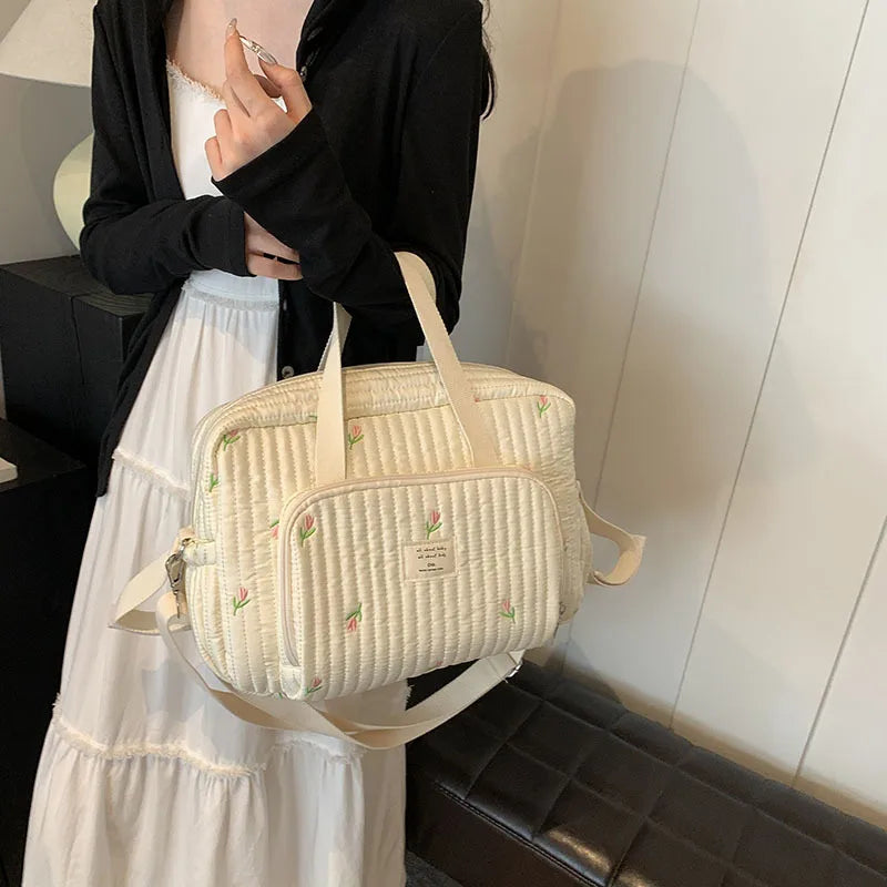 Large Mommy Diaper Bag – Shoulder & Crossbody Travel Organizer