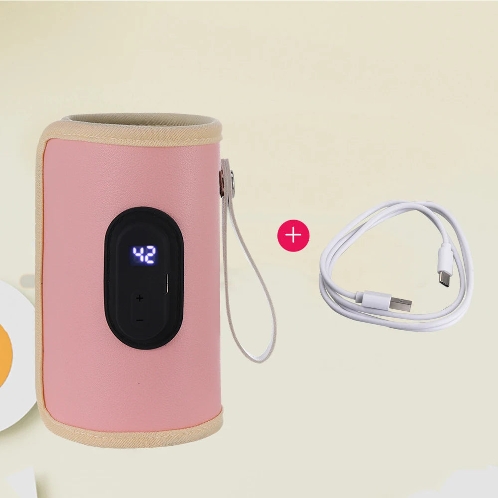 Portable USB Baby Bottle Warmer for Travel & Car Use