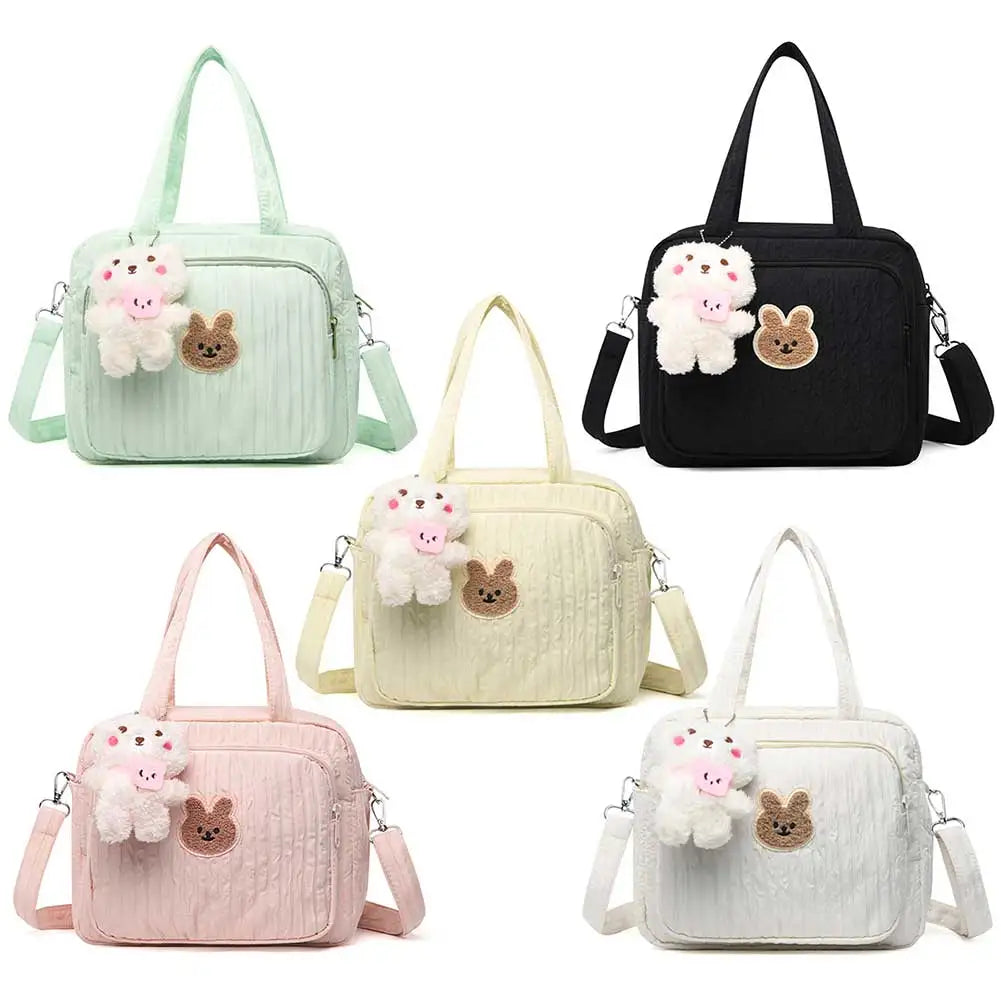 Baby Diaper Bag with Pendant – Large Capacity Travel Organizer
