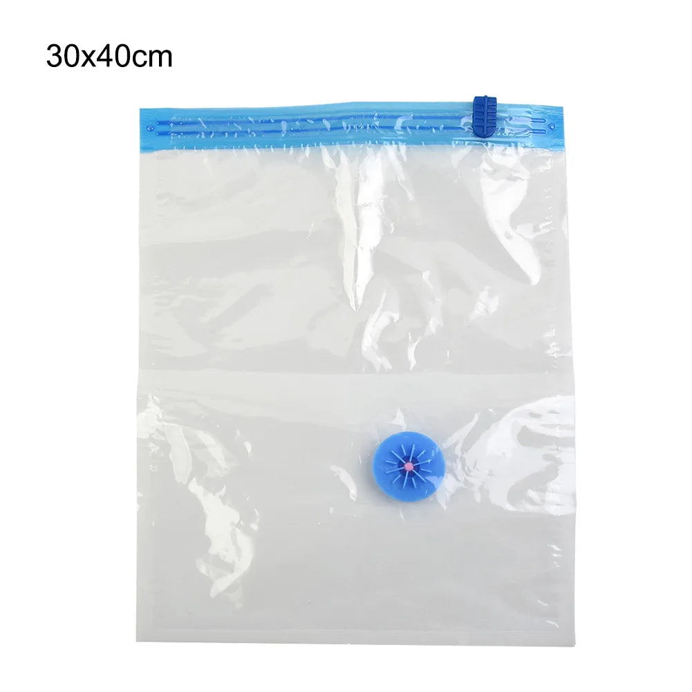 Vacuum Storage Bags with Valve – Large Space-Saving Clothes Organizer