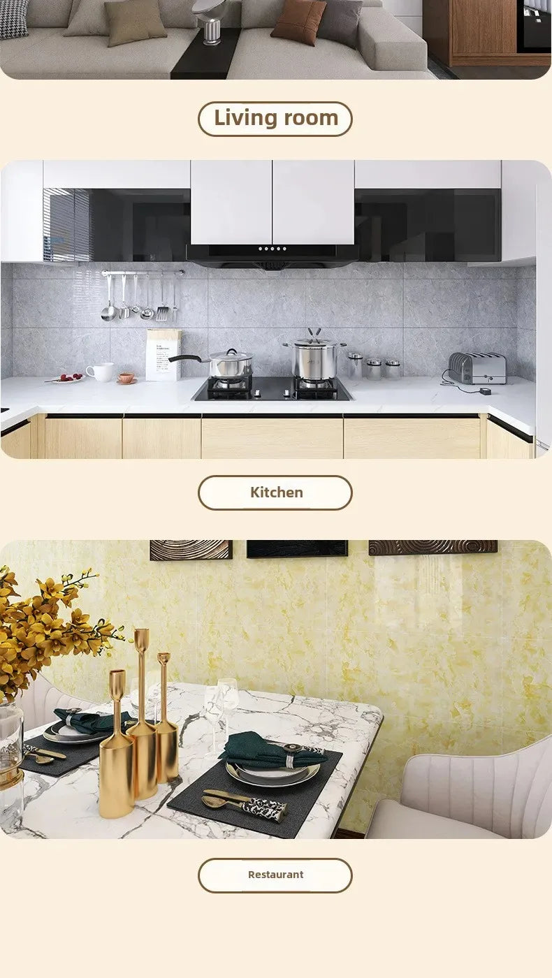 PVC Marble Wall & Floor Stickers