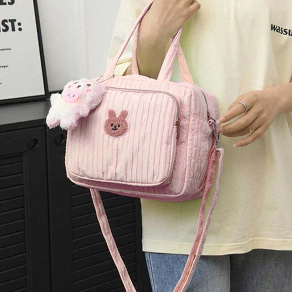 Baby Diaper Bag with Pendant – Large Capacity Travel Organizer