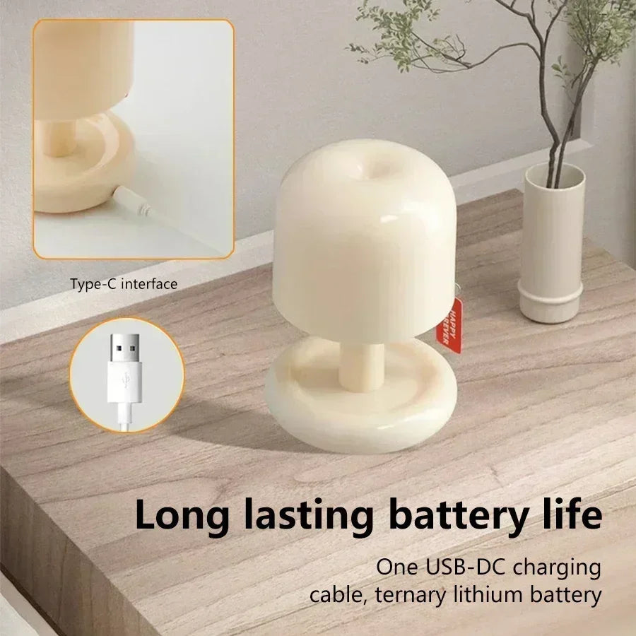 Mini Mushroom LED Night Lamp