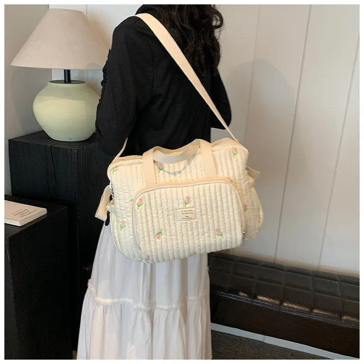 Large Mommy Diaper Bag – Shoulder & Crossbody Travel Organizer