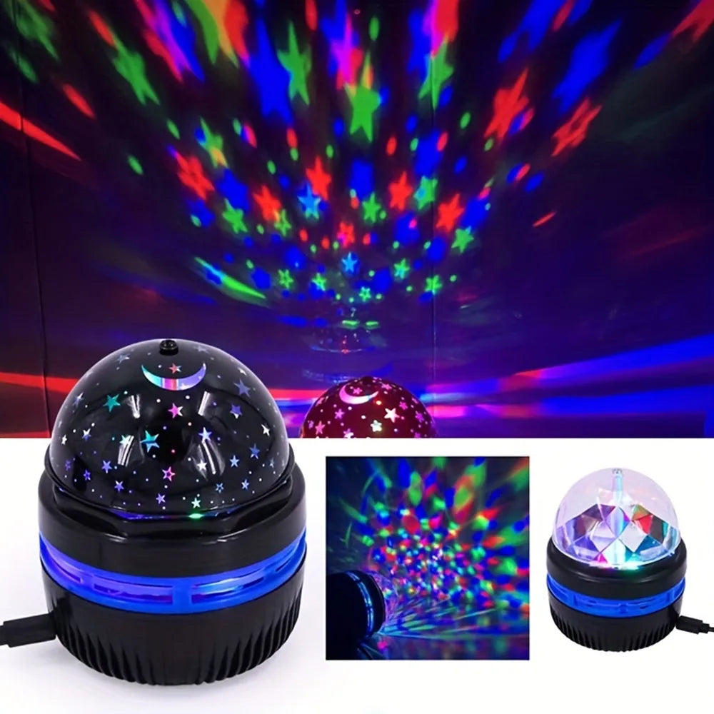 Starry Sky Galaxy Projector Lamp – LED Night Light with Remote