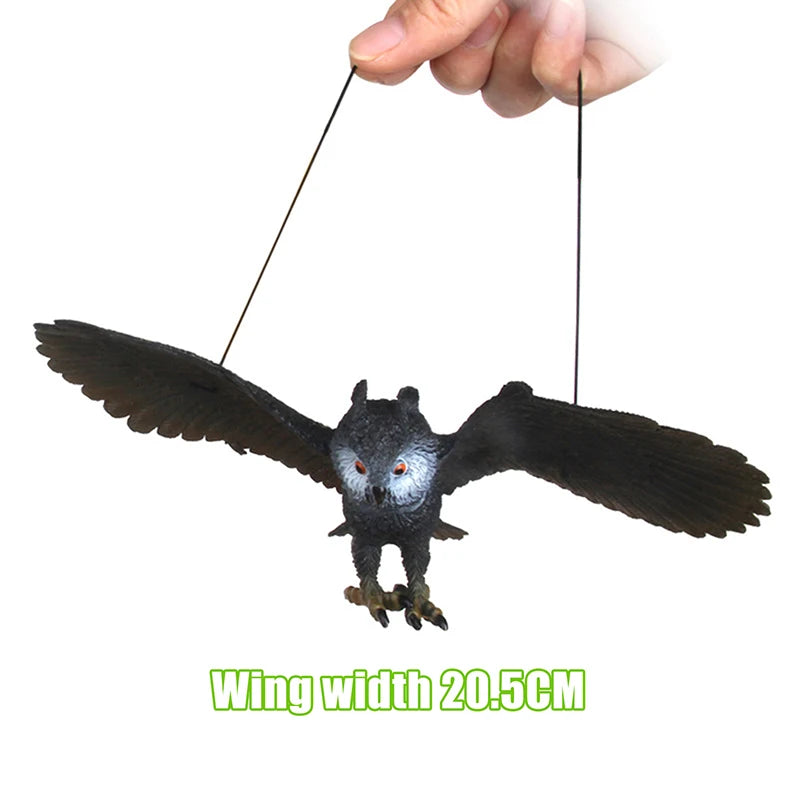 Outdoor Eagle Figurine – Hanging Bird Deterrent Decoy
