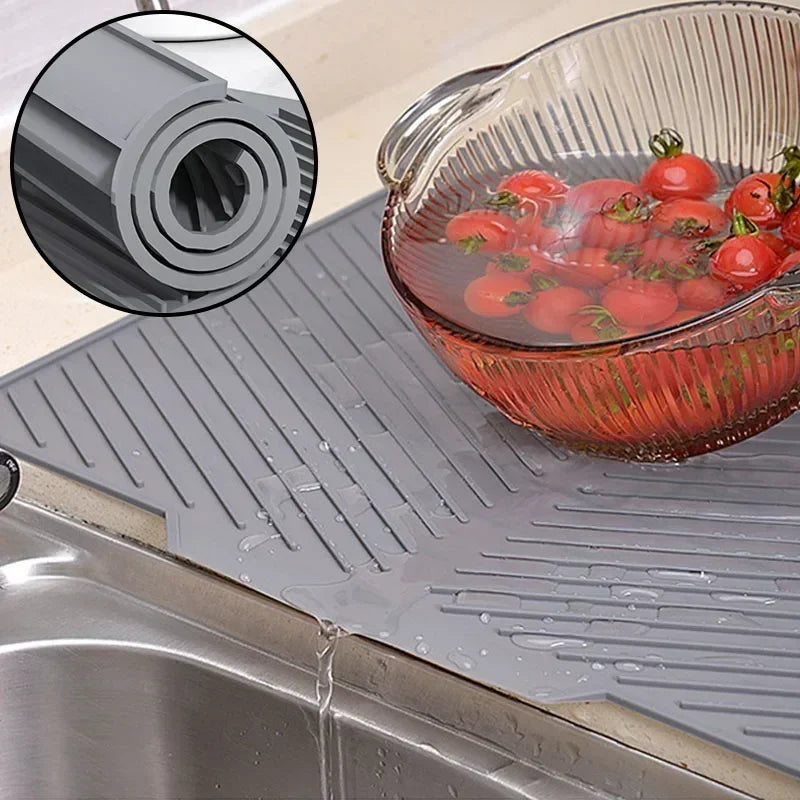 Silicone Drain Mat – Bar & Kitchen Sink Insulation Pad
