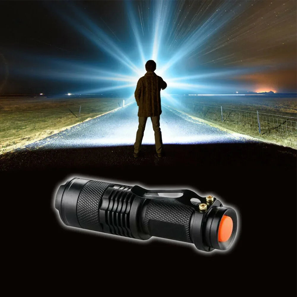 Waterproof Tactical LED Flashlight – Portable 3-Mode Torch