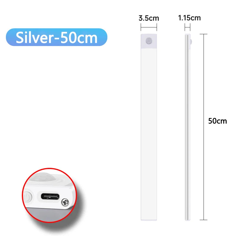 USB Rechargeable Motion Sensor LED Night Light
