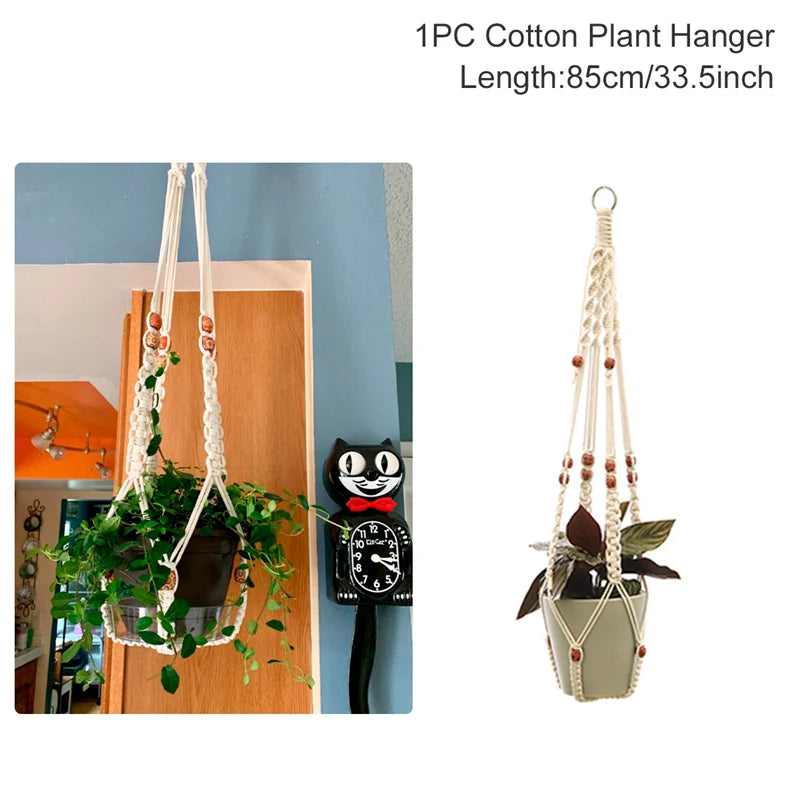 Handmade Macrame Plant Hanger – Hanging Flower Pot Planter