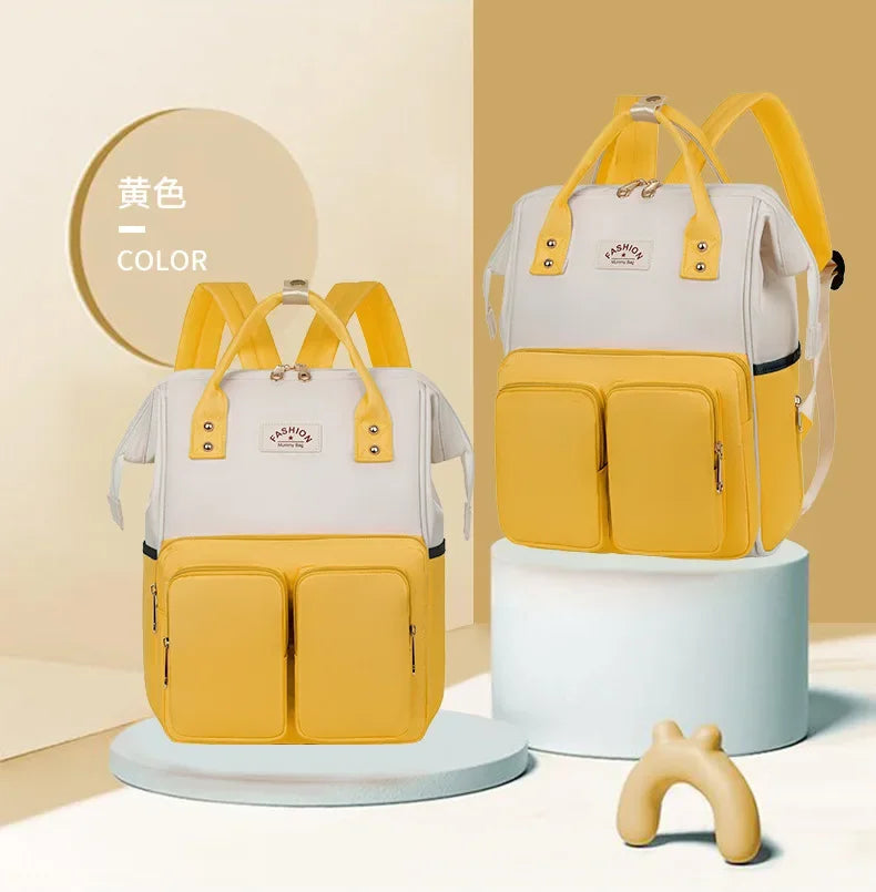 Waterproof Mommy Diaper Backpack – Large Capacity Travel Bag