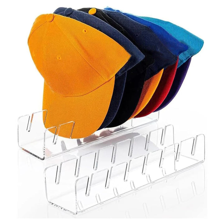 Acrylic Baseball Cap Rack – Stackable Hat Display & Organizer