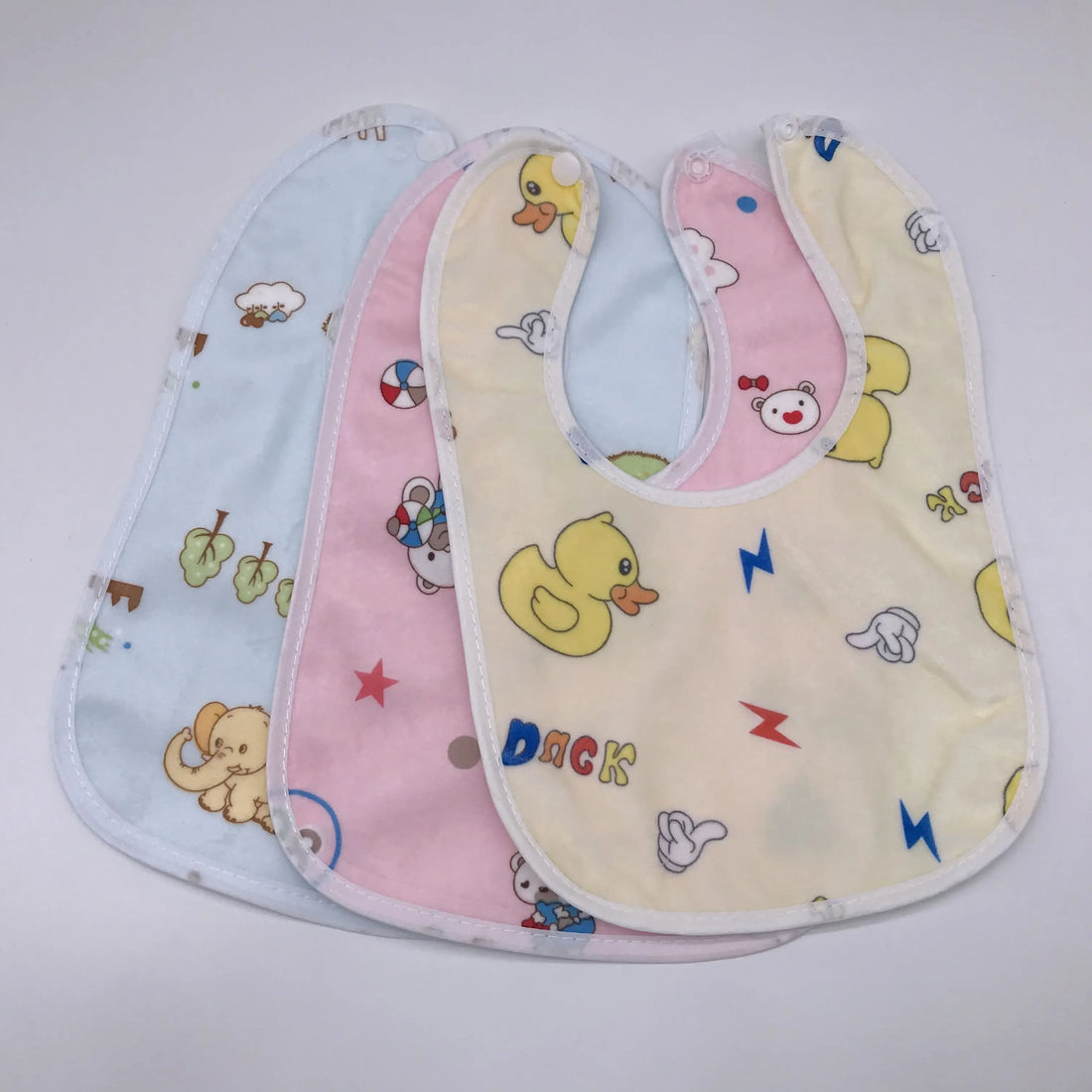 Cotton Waterproof Baby Bib – Feeding Protection for Toddlers