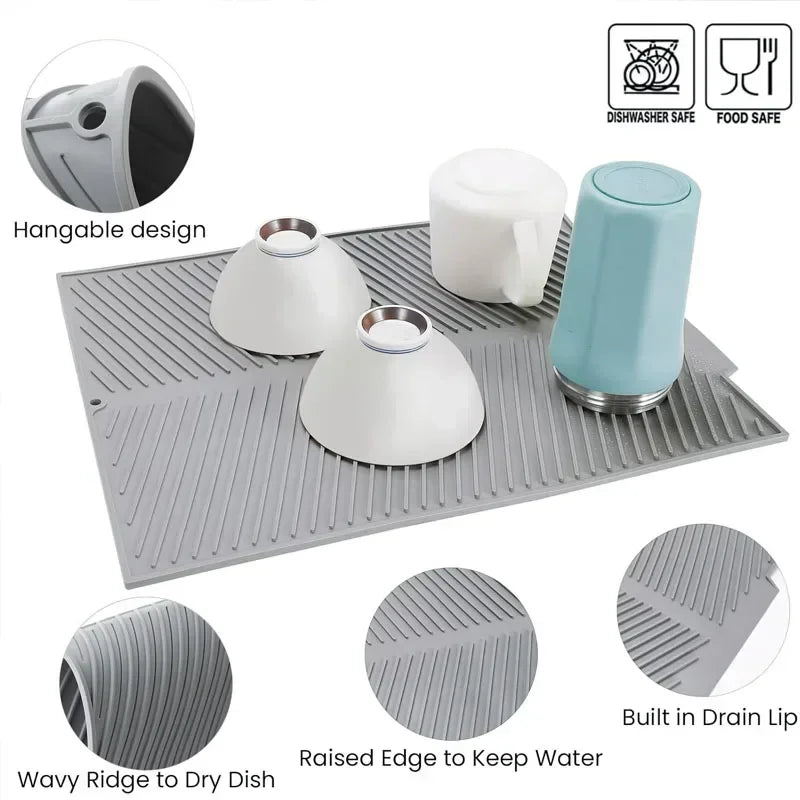 Silicone Drain Mat – Bar & Kitchen Sink Insulation Pad