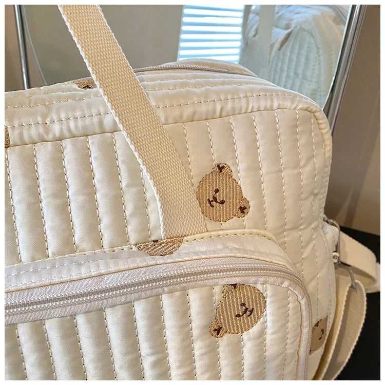 Large Mommy Diaper Bag – Shoulder & Crossbody Travel Organizer