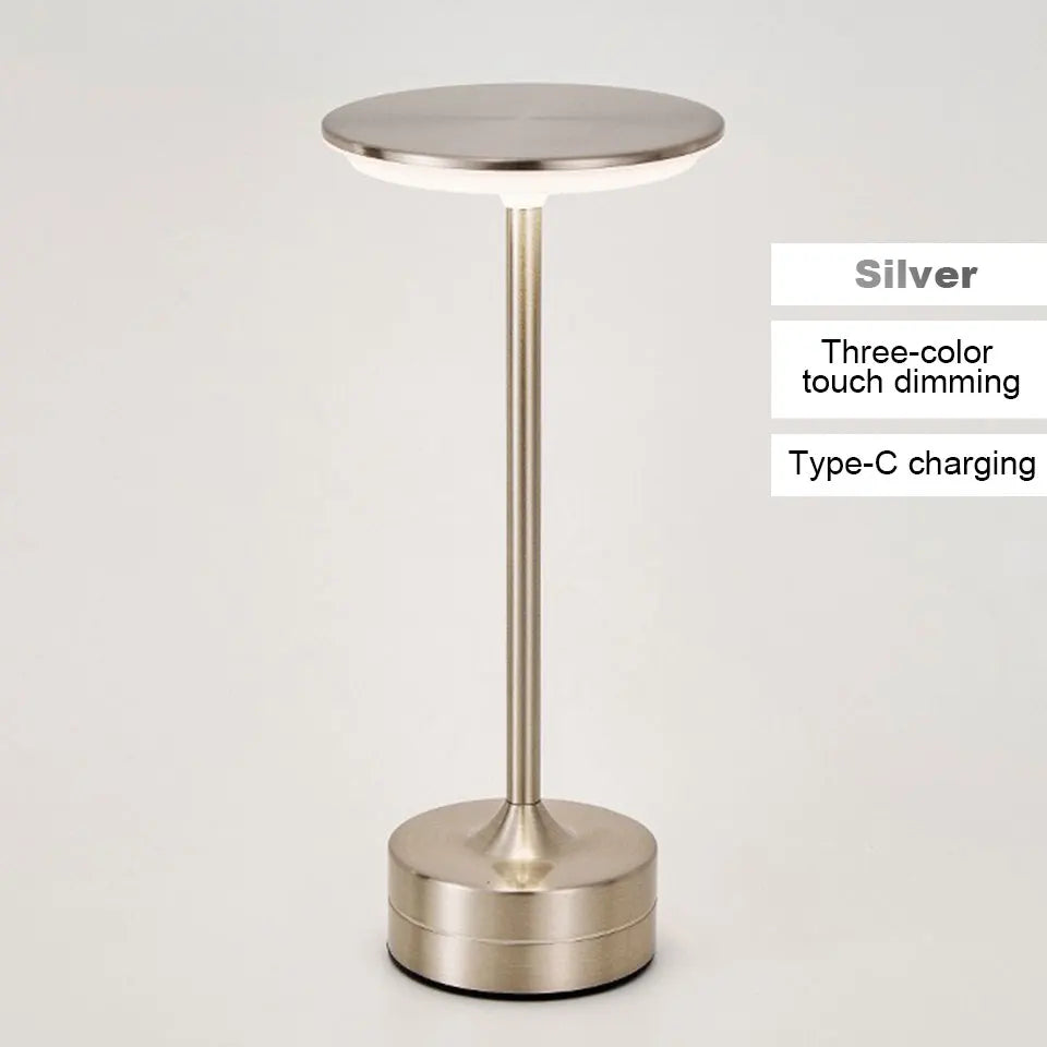 LED Touch Sensor Table Lamp – USB Rechargeable Night Light