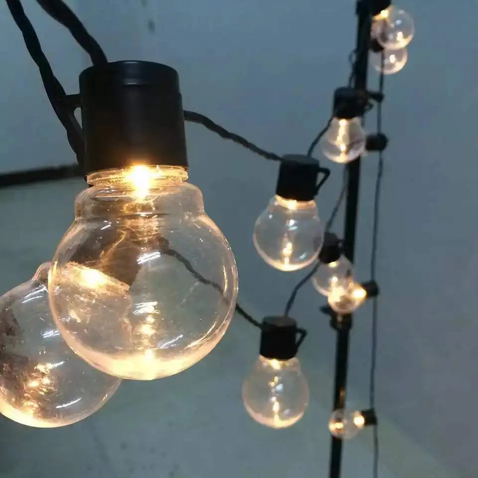G50 LED Bulb String Lights – Solar Ambient Fairy Lights