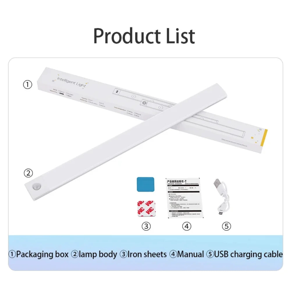 USB Rechargeable Motion Sensor LED Night Light