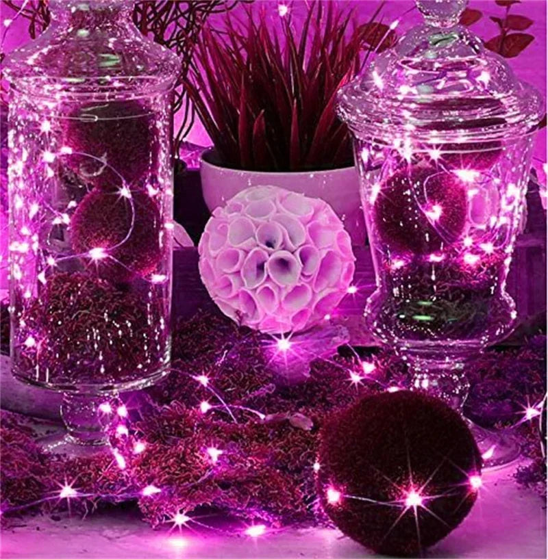 20m USB LED String Lights – Warm White Fairy Lights for Decor