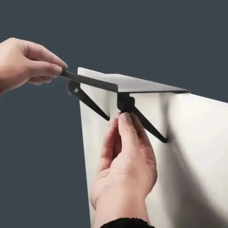 Screen Top Storage Rack – No-Drill Shelf for TV, Monitor, Router