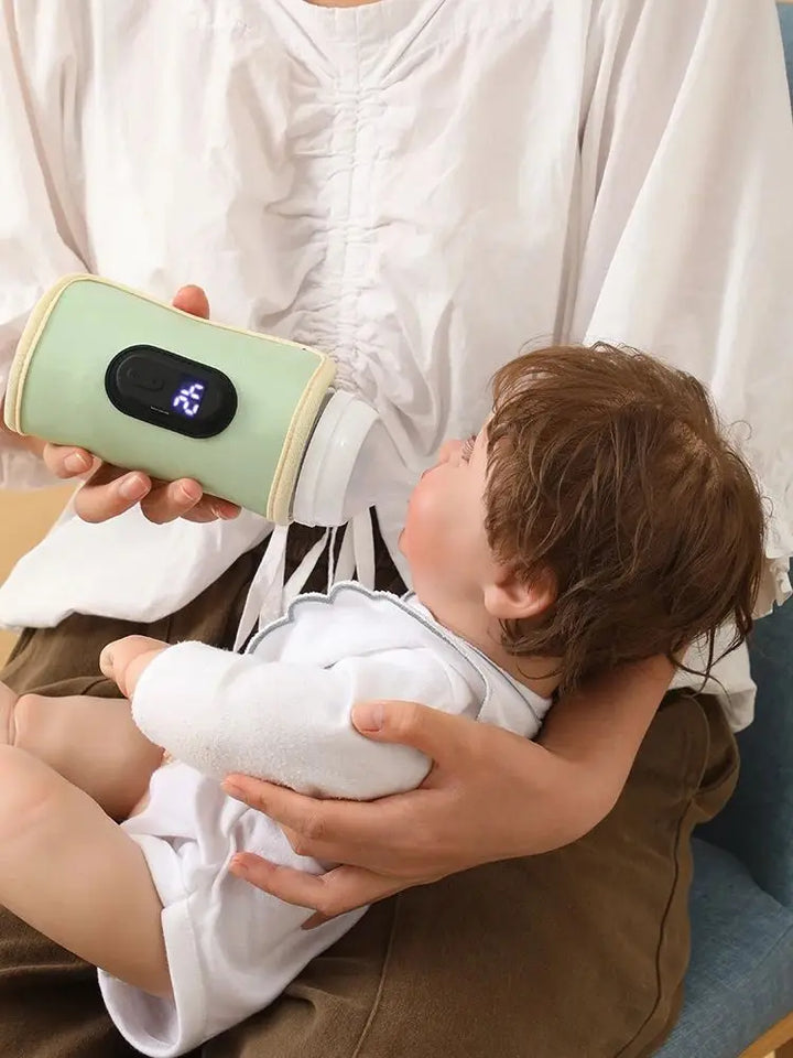 Portable USB Baby Bottle Warmer for Travel & Car Use