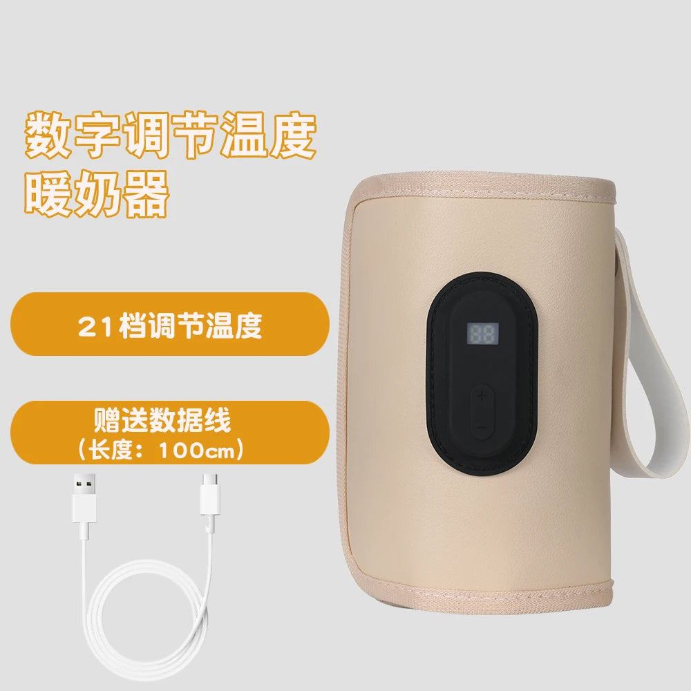 Portable USB Baby Bottle Warmer for Travel & Car Use