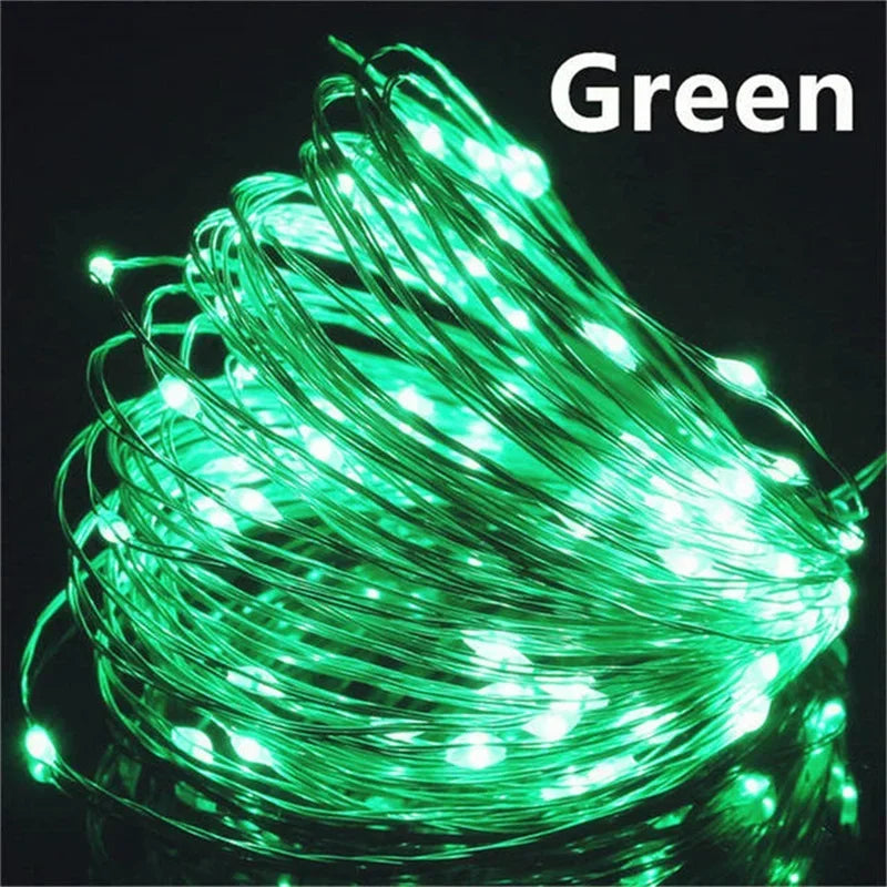 20m USB LED String Lights – Warm White Fairy Lights for Decor