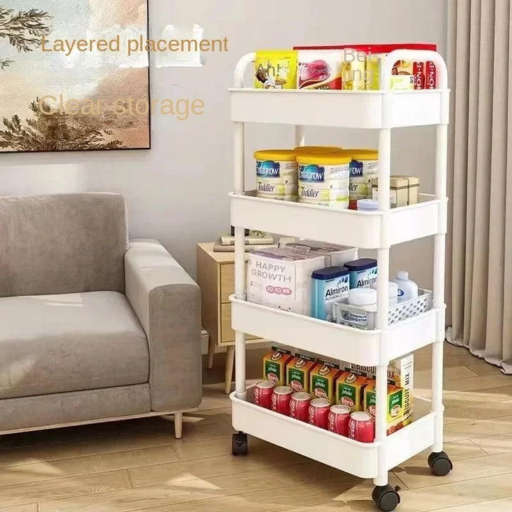 Multi-Level Mobile Storage Rack