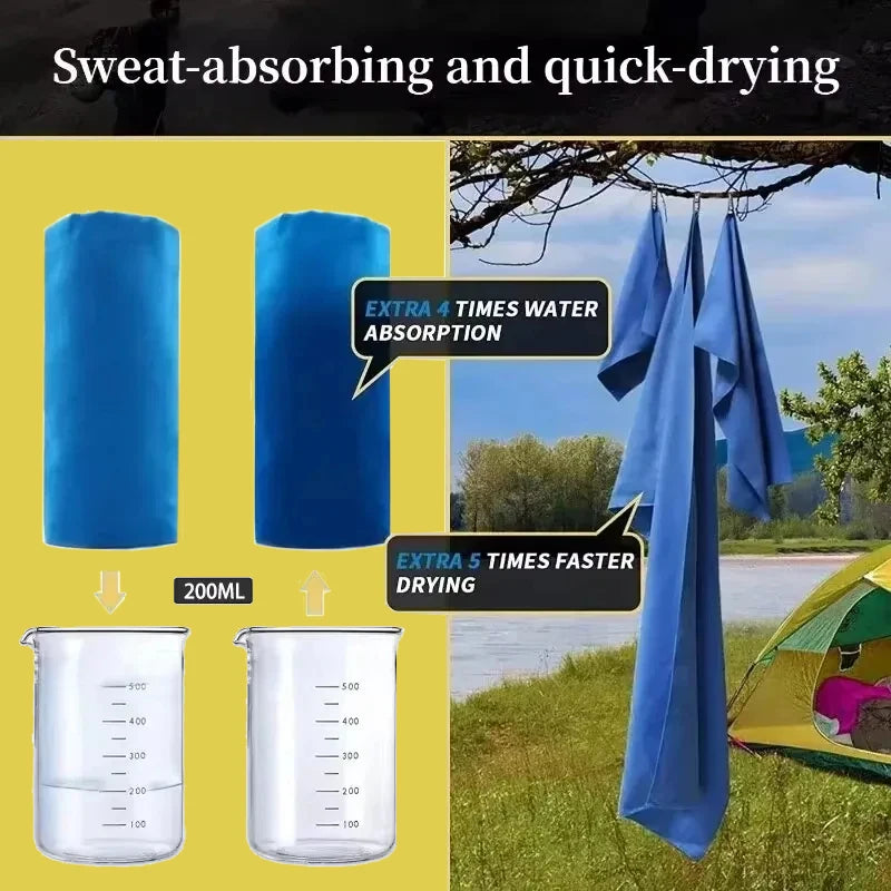 Quick-Dry Sports Towel 40x80cm – Gym, Swimming, Camping, Fitness