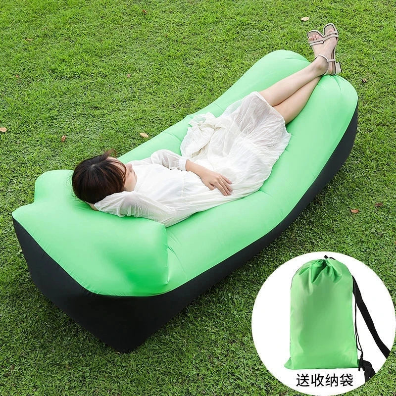 Inflatable Air Sofa Bed – Portable Outdoor Lazy Lounger 240x70cm