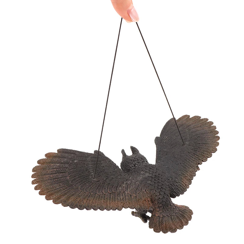 Outdoor Eagle Figurine – Hanging Bird Deterrent Decoy