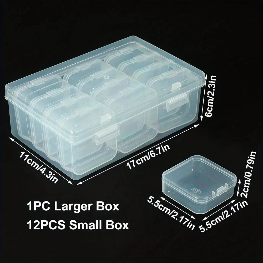 Clear Plastic Document Organizer Storage Box