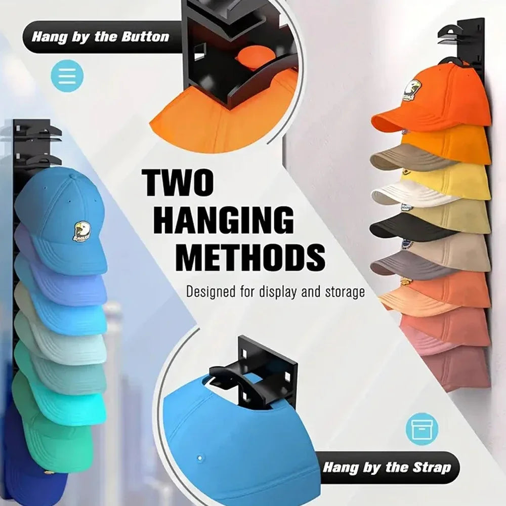 Wall-Mounted Hat Organizer