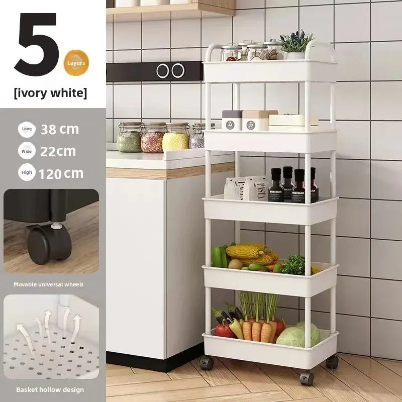 Multi-Level Mobile Storage Rack