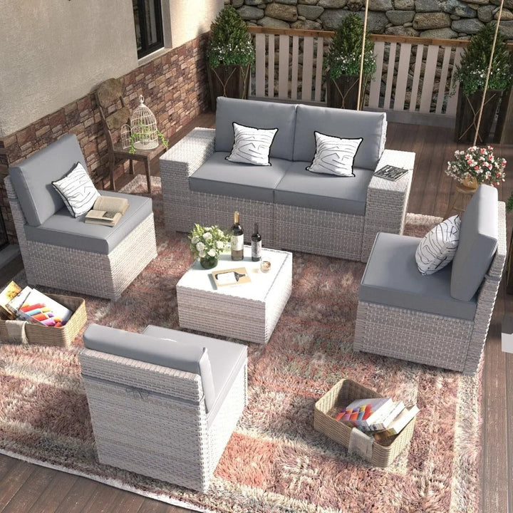 6-Piece Outdoor Patio Furniture Set