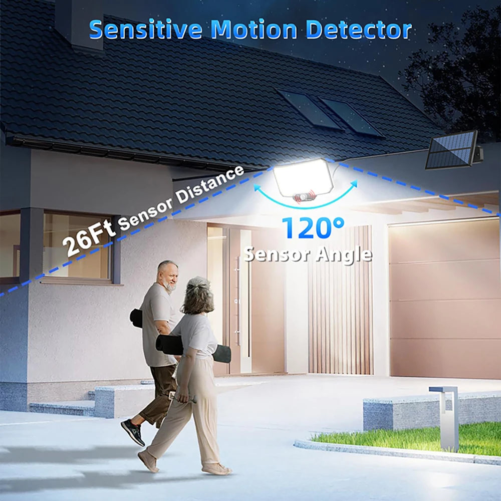366LED Solar Security Light – Outdoor Motion Sensor, IP65 Waterproof