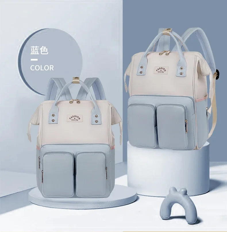 Waterproof Mommy Diaper Backpack – Large Capacity Travel Bag