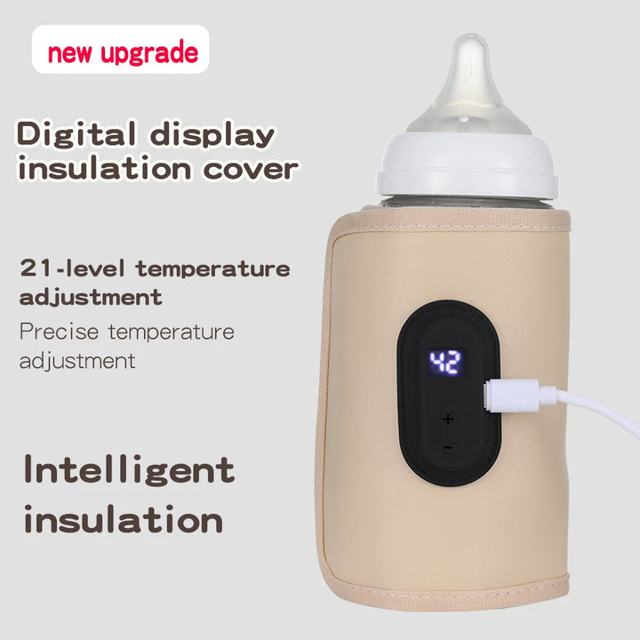 Portable USB Baby Bottle Warmer for Travel & Car Use
