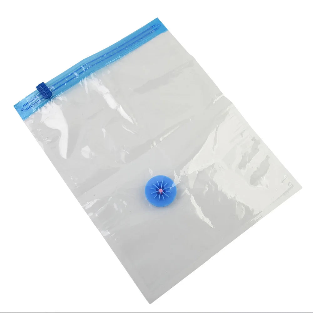 Vacuum Storage Bags with Valve – Large Space-Saving Clothes Organizer
