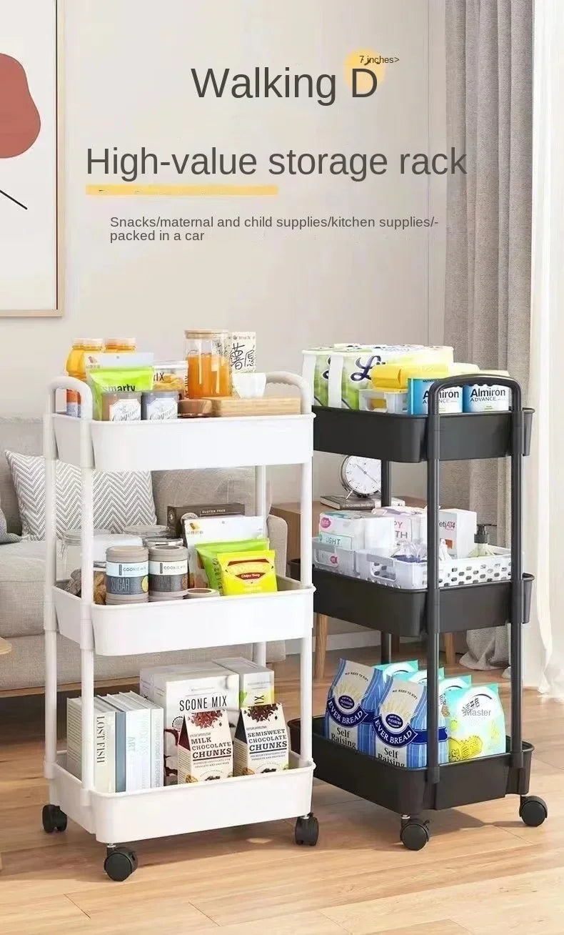 Multi-Level Mobile Storage Rack