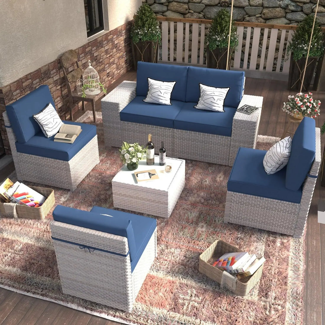 6-Piece Outdoor Patio Furniture Set