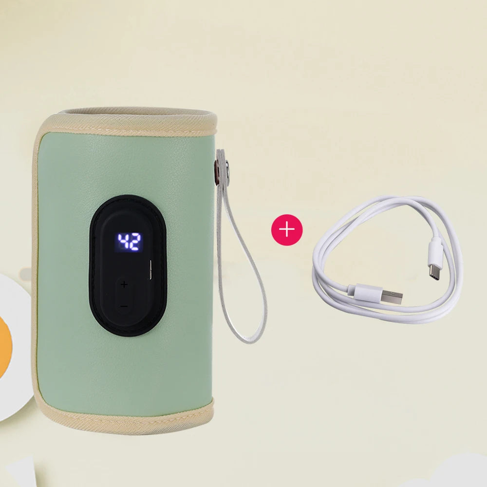 Portable USB Baby Bottle Warmer for Travel & Car Use