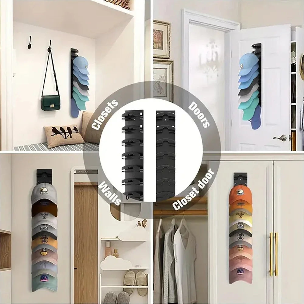 Wall-Mounted Hat Organizer