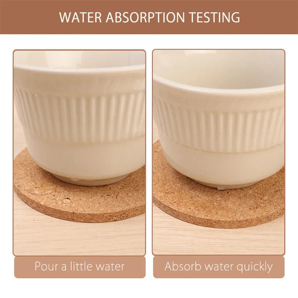 Natural Cork Coasters