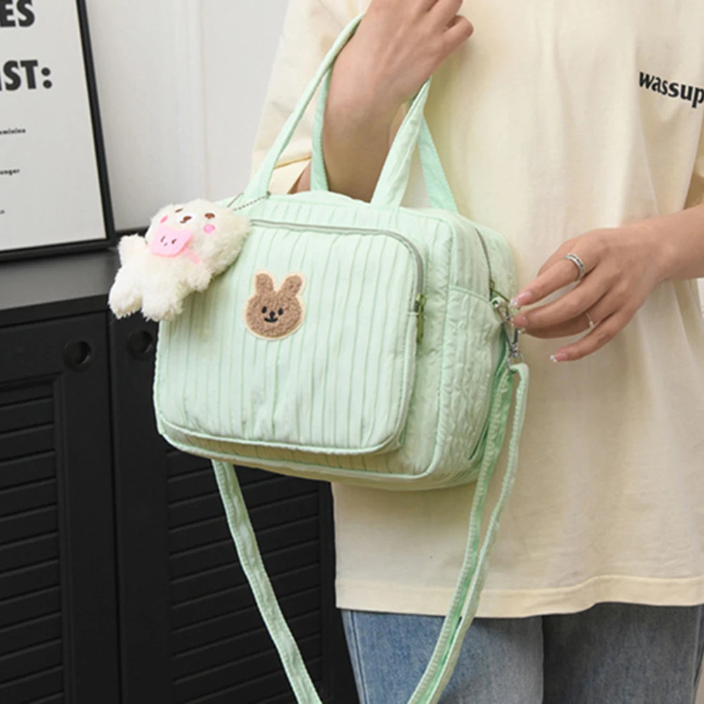 Baby Diaper Bag with Pendant – Large Capacity Travel Organizer