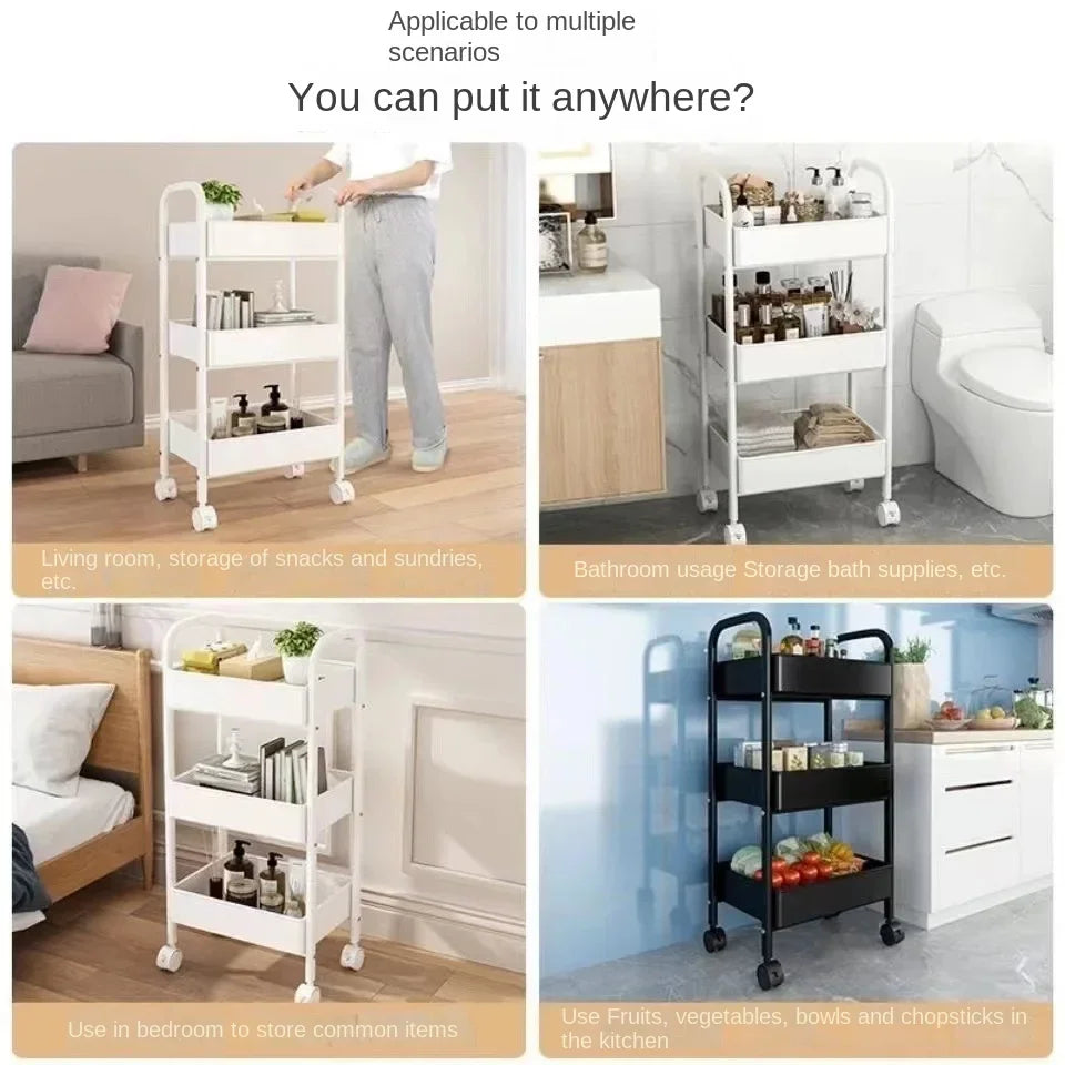 Multi-Level Mobile Storage Rack